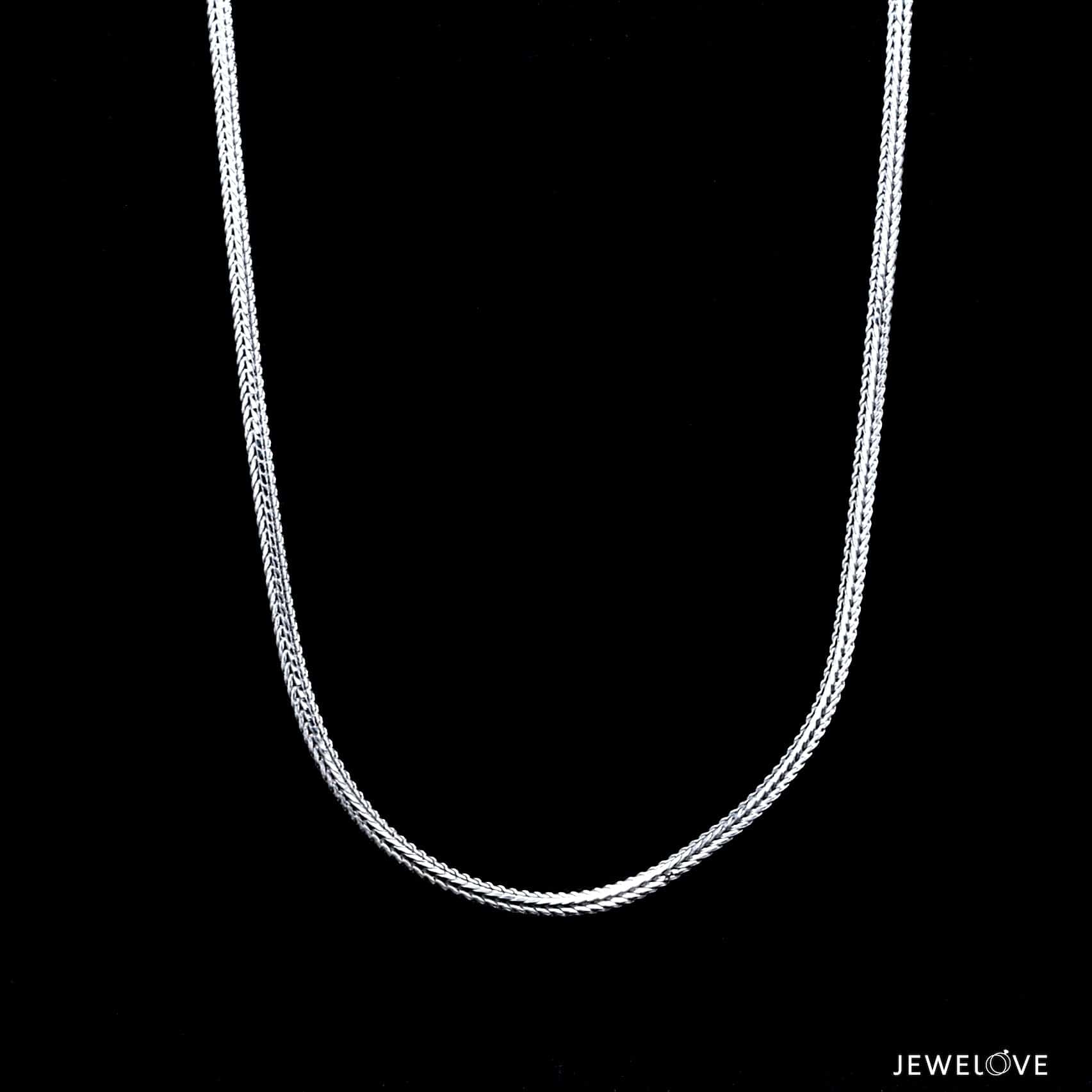 Jewelove™ Chains 2.25mm Japanese Platinum Chain for Men JL PT CH 1403