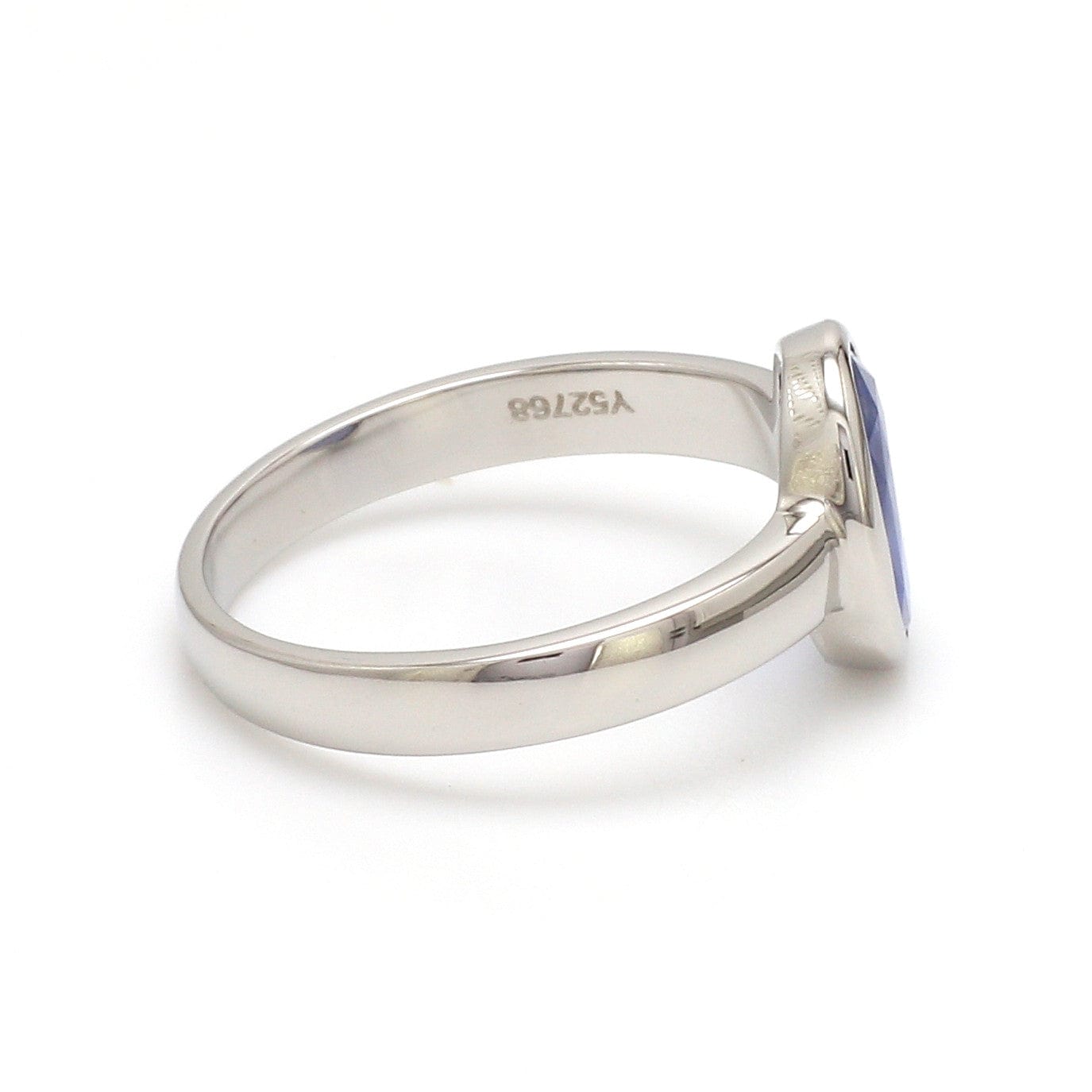 Jewelove™ Rings 2.50-Carat Natural Blue Sapphire Platinum Ring JL PT Sapphire