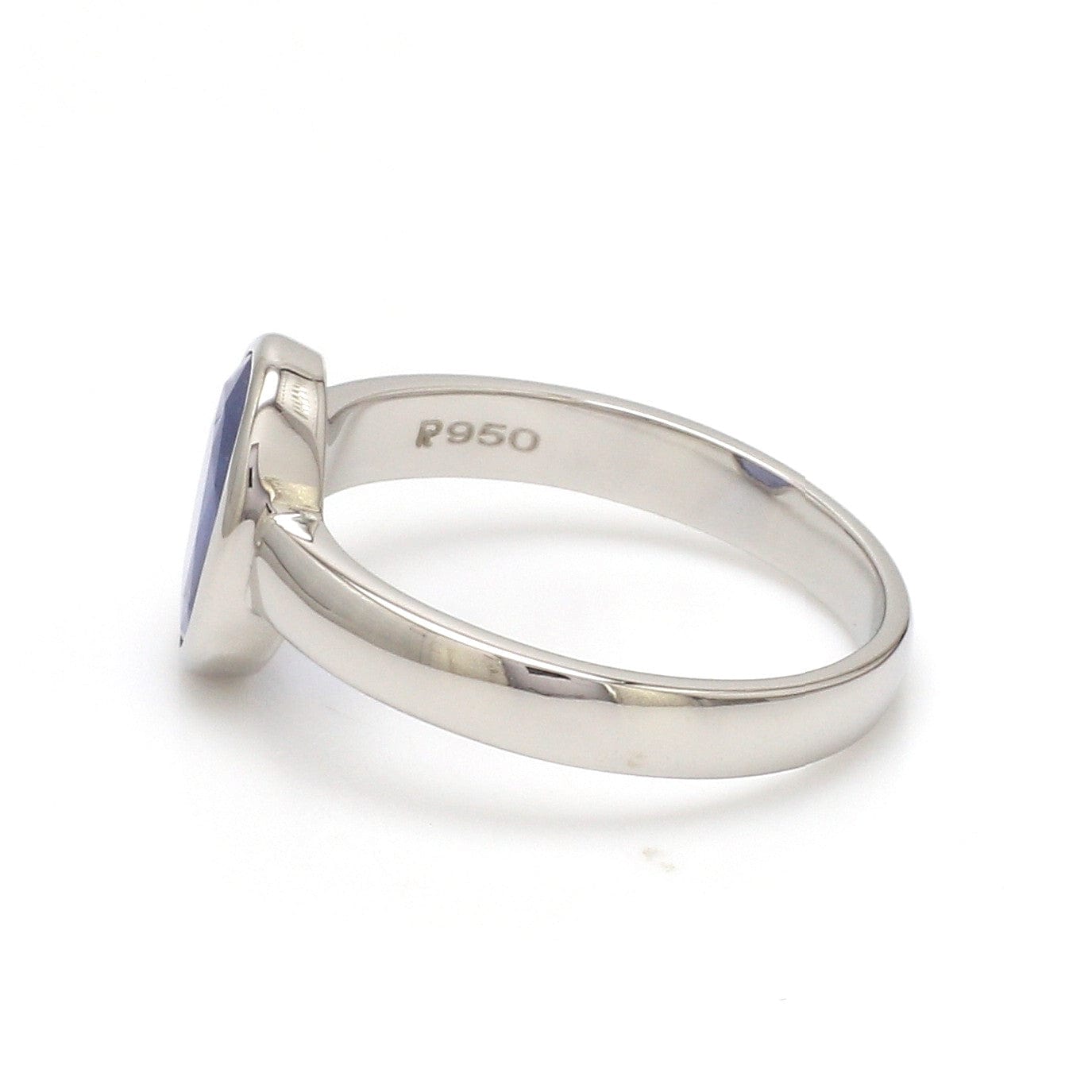 Jewelove™ Rings 2.50-Carat Natural Blue Sapphire Platinum Ring JL PT Sapphire