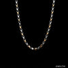 Jewelove™ Chains 18 inches 2.5mm Japanese Platinum Rose Gold Chain for Men JL PT CH 658R