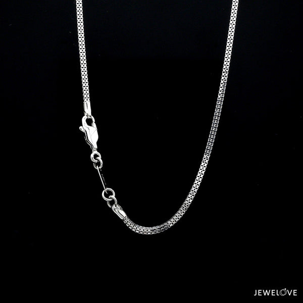 Jewelove™ Chains 2.7mm  Double Box Platinum Chain JL PT CH 961-A