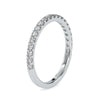 Jewelove™ Rings 2-Pointer 3/4 Diamond Eternity Ring in Platinum JL PT US-0007