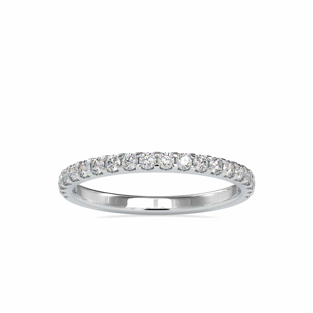 Jewelove™ Rings SI IJ / Women's Band only 2-Pointer 3/4 Diamond Eternity Ring in Platinum JL PT US-0007
