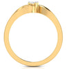 Jewelove™ Rings 20-Pointer 18K Yellow Gold Ring for Women with a Curve JL AU G 117Y-A