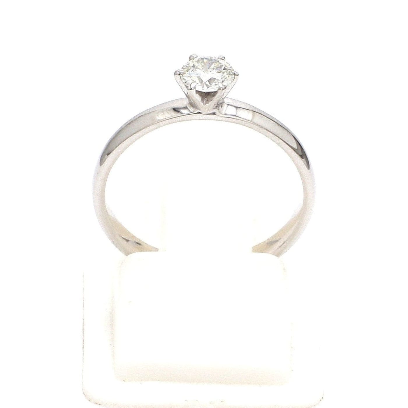 Jewelove™ Rings 20-Pointer Classic 6 Prong Solitaire Ring made in Platinum SKU 0012-A