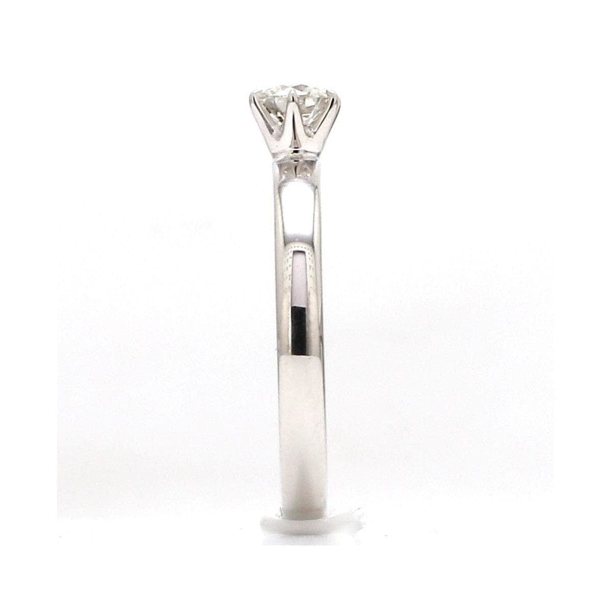 Jewelove™ Rings 20-Pointer Classic 6 Prong Solitaire Ring made in Platinum SKU 0012-A