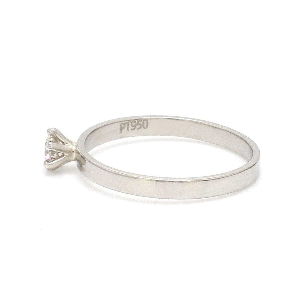 Jewelove™ Rings 20-Pointer Classic 6 Prong Solitaire Ring made in Platinum SKU 0012-A