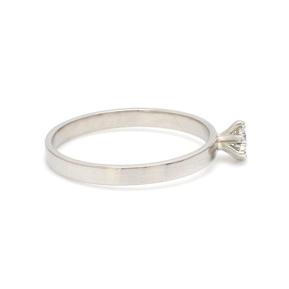 Jewelove™ Rings 20-Pointer Classic 6 Prong Solitaire Ring made in Platinum SKU 0012-A