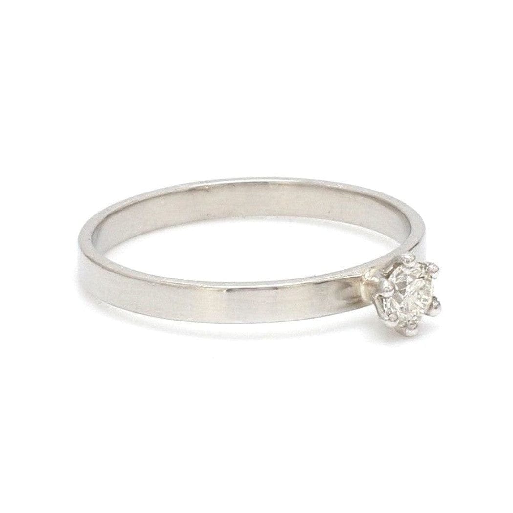 Jewelove™ Rings 20-Pointer Classic 6 Prong Solitaire Ring made in Platinum SKU 0012-A