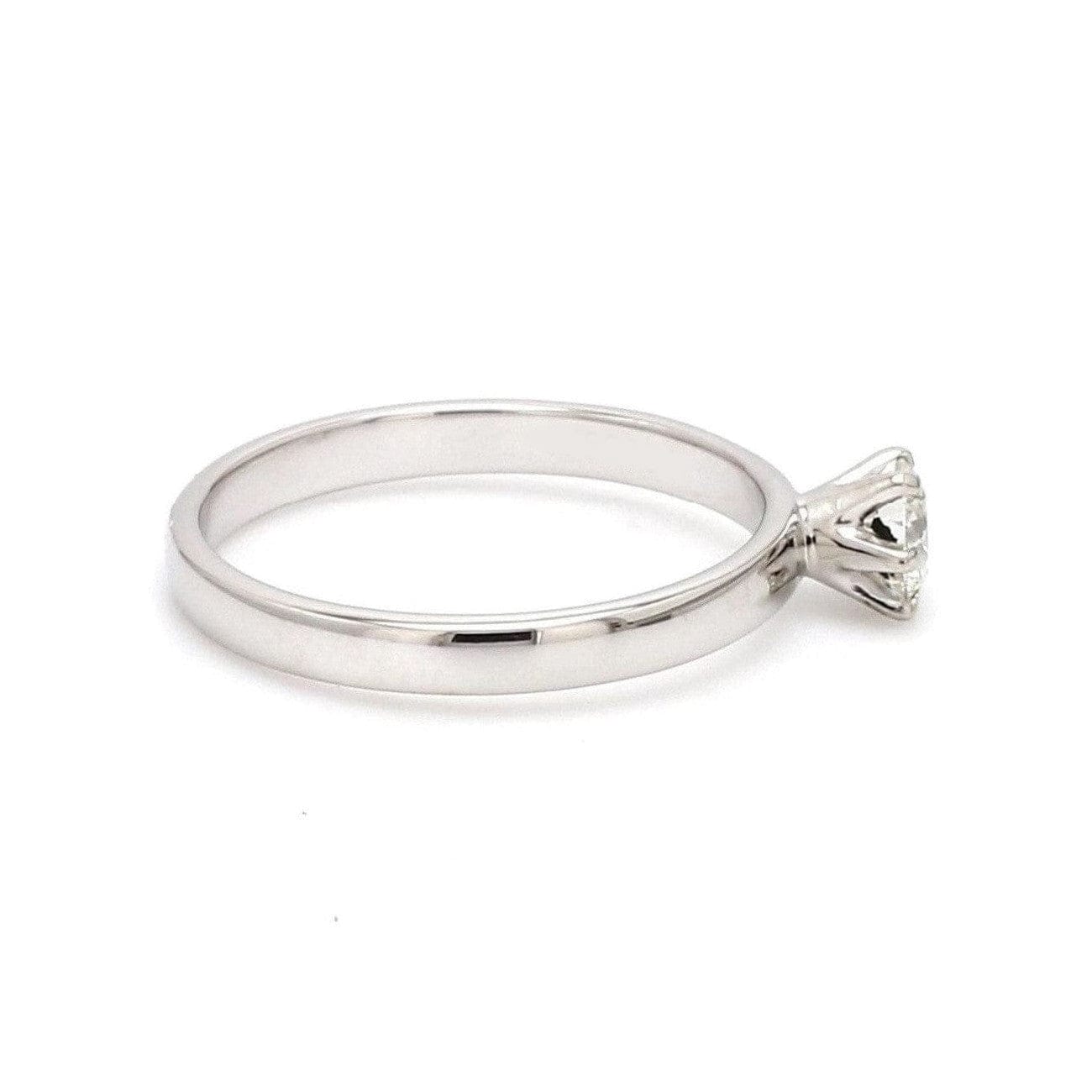 Jewelove™ Rings 20-Pointer Classic 6 Prong Solitaire Ring made in Platinum SKU 0012-A