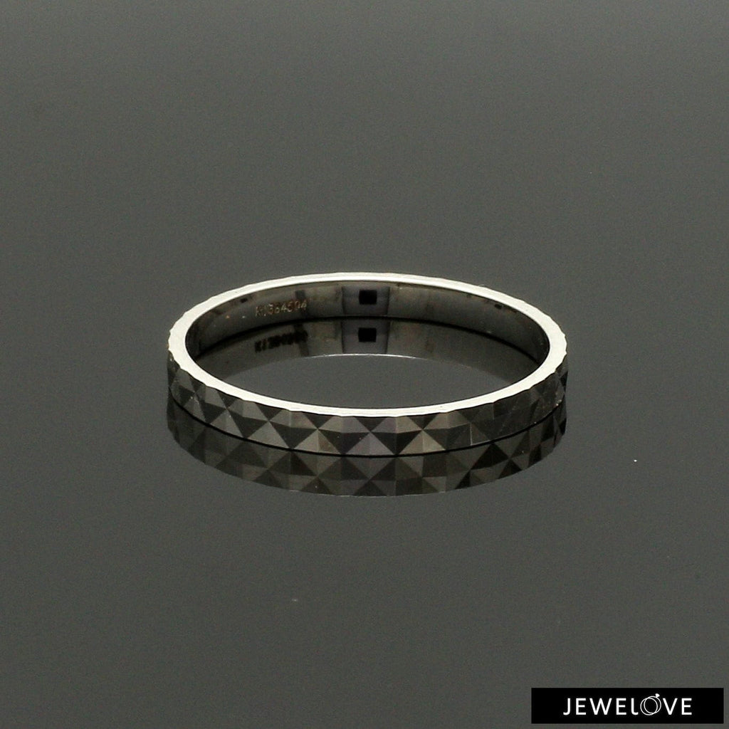 Jewelove™ Rings Women's Band only 2mm Designer Japanese Platinum Women's Ring JL PT 1347