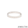 Jewelove™ Rings Women's Band only 2mm Designer Japanese Platinum Women's Ring Matte Finish & Hi-Polish JL PT 1345