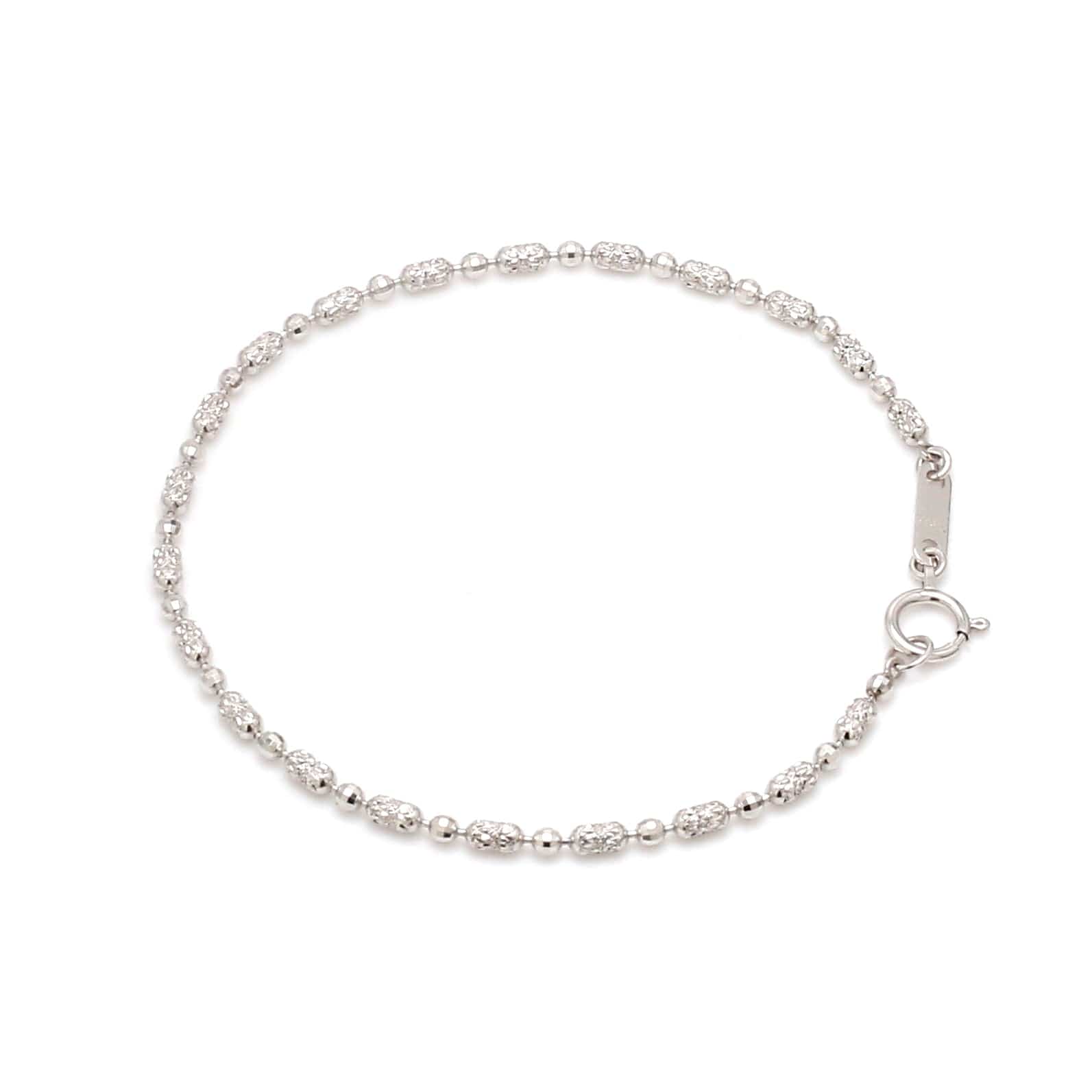 Jewelove™ Bangles & Bracelets 2mm Japanese Platinum Bracelet for Women JL PTB 1305