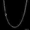 Jewelove™ Chains 22 inches 2mm Japanese Platinum Figaro Chain for Men JL PT CH 1211-B