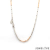 Jewelove™ Chains 20 inches 2mm Japanese Platinum Rose Gold Roller Links Chain JL PT CH 1264
