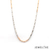 Jewelove™ Chains 20 inches 2mm Japanese Platinum Rose Gold Roller Links Chain JL PT CH 1264
