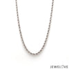 Jewelove™ Chains 3.25mm Japanese Platinum Rope Chain for Men JL PT CH 903-B