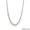 Jewelove™ Chains 3.25mm Japanese Platinum Rope Chain for Men JL PT CH 903-B