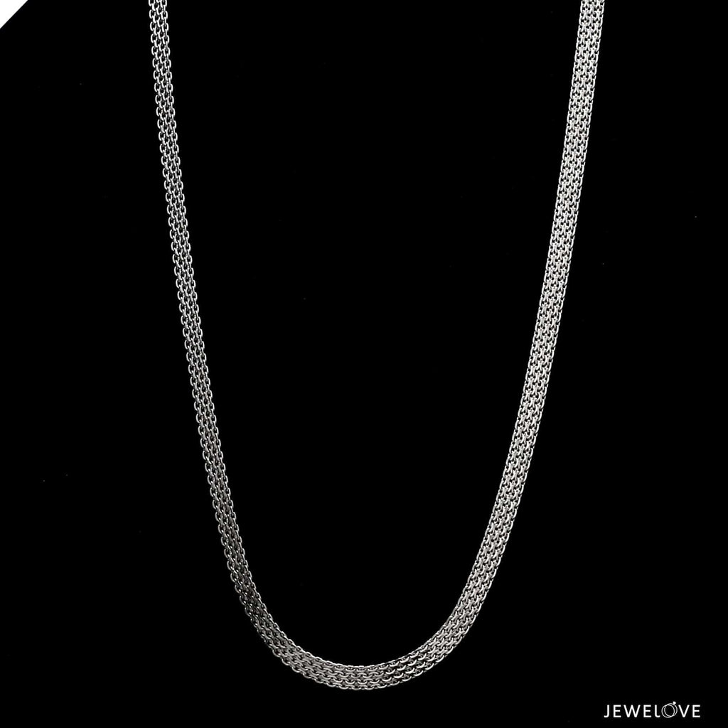 Jewelove™ Chains 3.25mm Platinum Chain for Men JL PT CH 1209