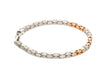 Jewelove™ Bangles & Bracelets 3.25mm Platinum Rose Gold Bracelet with Hi-Polish & Matte Finish for Men JL PTB 1178-A