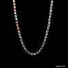 Jewelove™ Chains 3.25mm Platinum Rose Gold Chain with Matte Finish for Men JL PT CH 1236