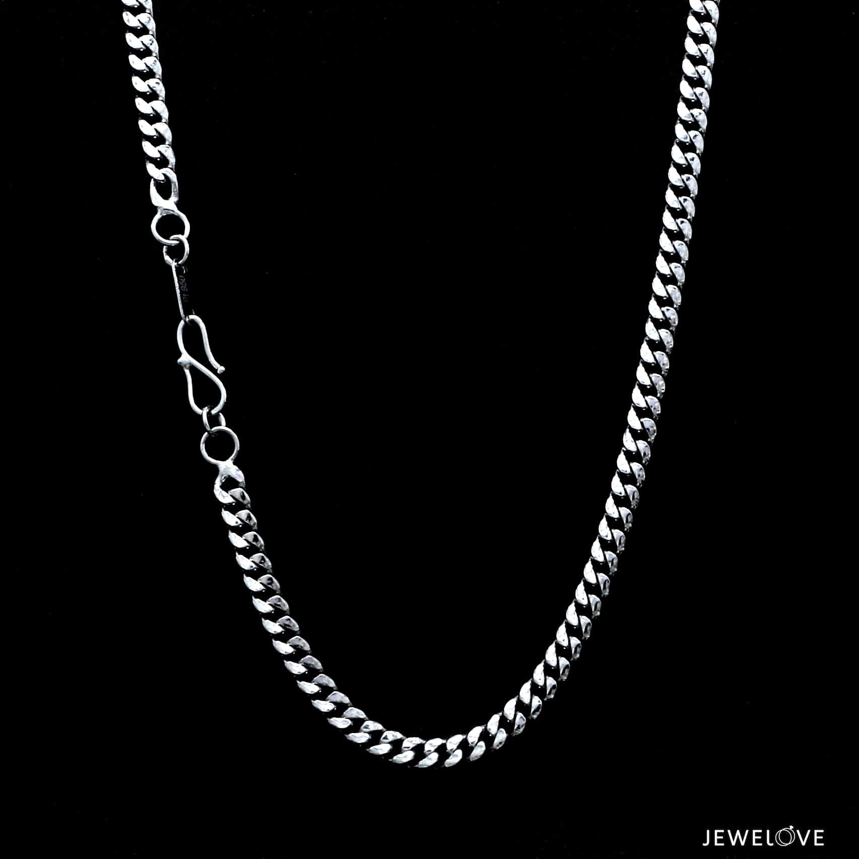 Jewelove™ Chains 3.5mm Japanese Platinum Chain for Men JL PT CH 1316