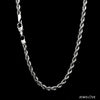 Jewelove™ Chains 3.5mm Platinum Rope Chain for Men JL PT CH 903-D