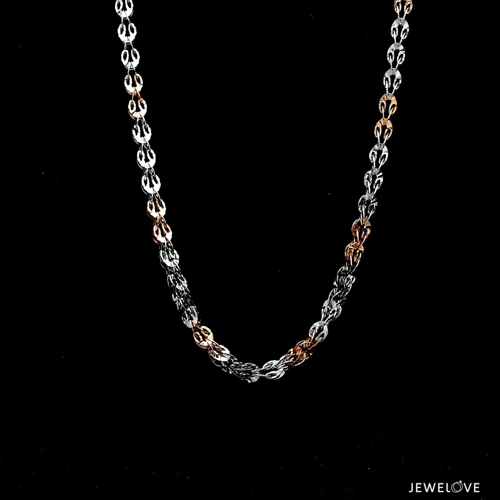 3.5mm Figaro Chain Necklace in Hollow 14K Gold - 22