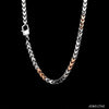 Jewelove™ Chains 3.75mm Platinum Rose Gold Chain with Matte Finish for Men JL PT CH 1235