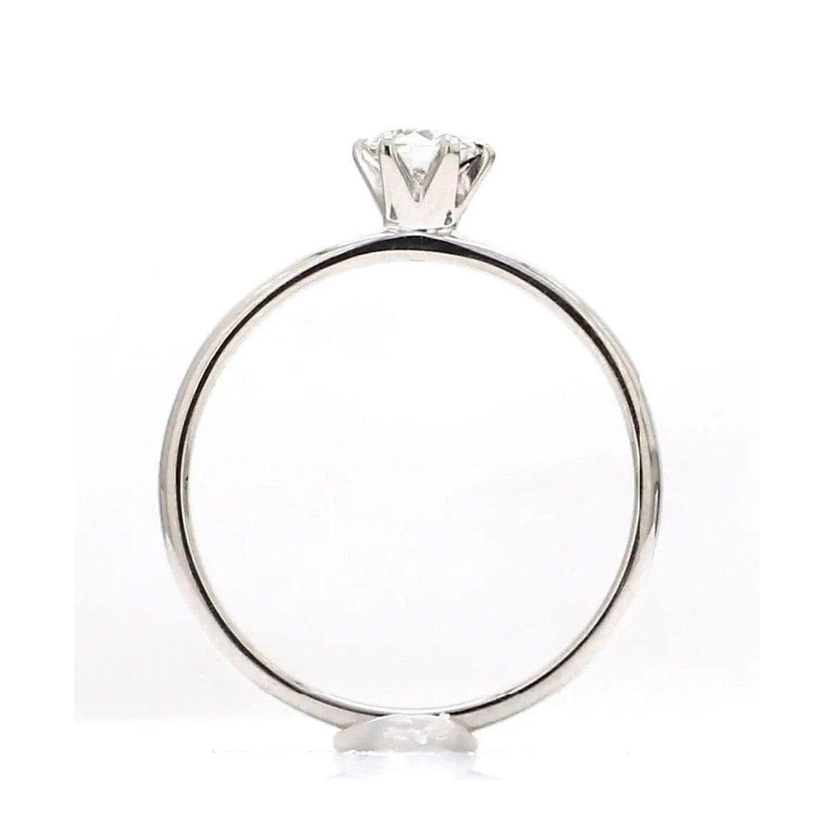 Jewelove™ Rings 30-Pointer Classic 6 Prong Solitaire Ring made in Platinum SKU 0012