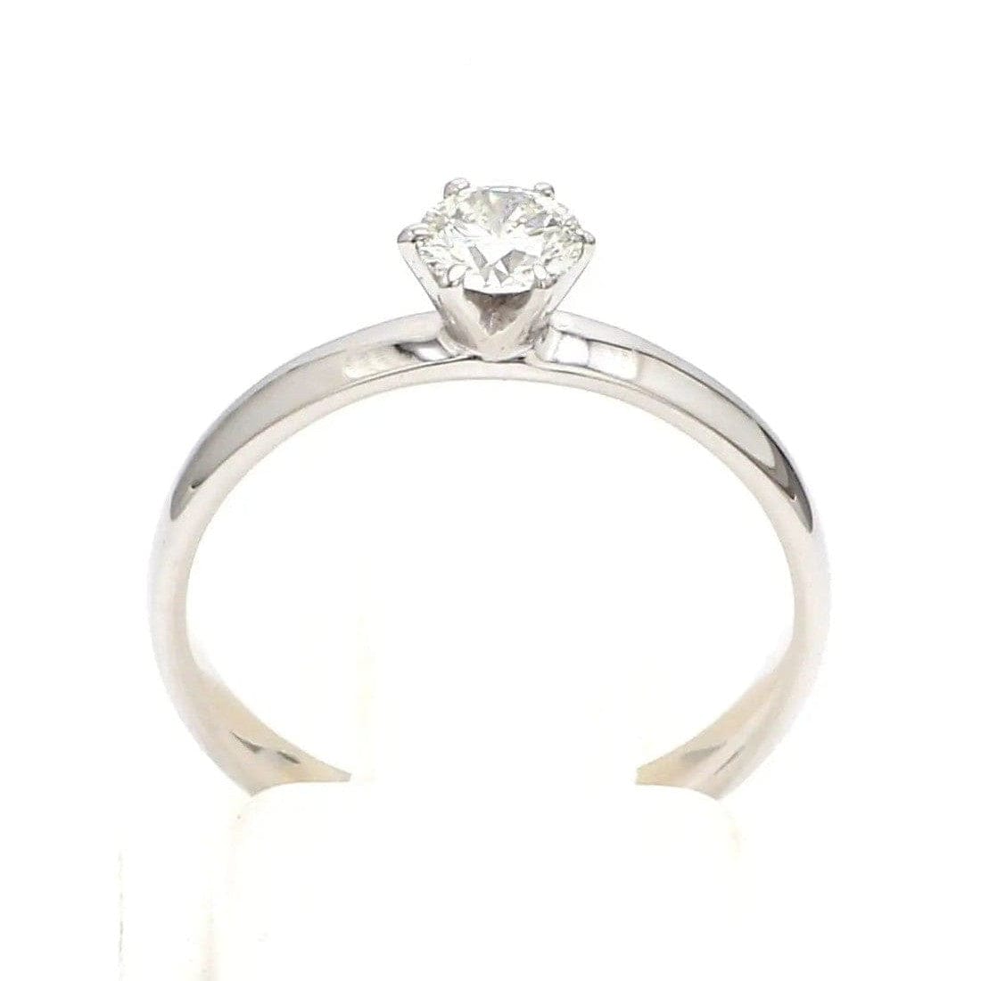 Jewelove™ Rings 30-Pointer Classic 6 Prong Solitaire Ring made in Platinum SKU 0012