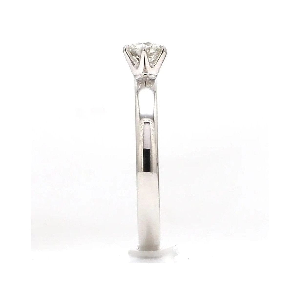 Jewelove™ Rings 30-Pointer Classic 6 Prong Solitaire Ring made in Platinum SKU 0012