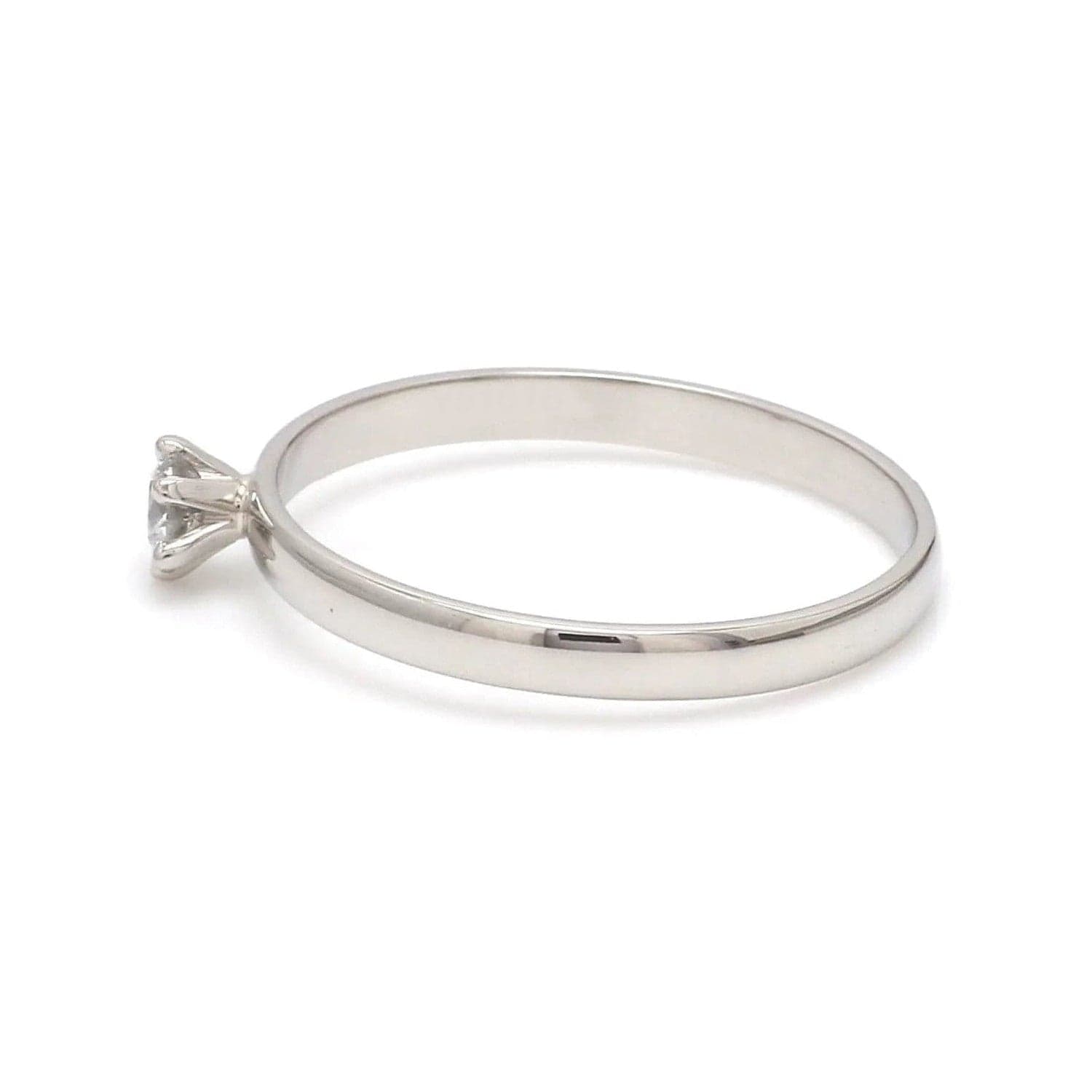 Jewelove™ Rings 30-Pointer Classic 6 Prong Solitaire Ring made in Platinum SKU 0012