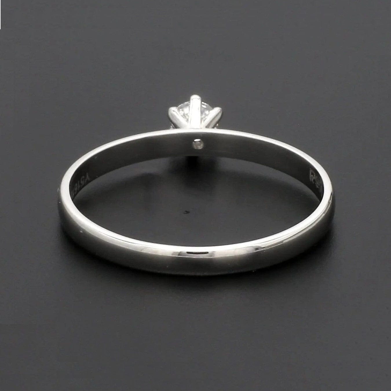 Jewelove™ Rings 30-Pointer Classic 6 Prong Solitaire Ring made in Platinum SKU 0012