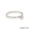 Jewelove™ Rings 30 Pointer Classic 6 Prong Solitaire Ring made in Platinum SKU 0012
