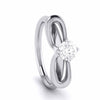 Jewelove™ Rings J VS / Women's Band only 30-Pointer Designer Platinum Solitaire Engagement Ring for Women JL PT G 112-A
