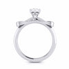 Jewelove™ Rings J VS / Women's Band only 30-Pointer Designer Platinum Solitaire Engagement Ring for Women JL PT G 112-A