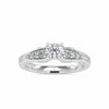 Jewelove™ Rings J VS / Women's Band only 30-Pointer Diamond Shank Platinum Ring for Women JL PT 0043