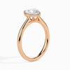 Jewelove™ Rings Women's Band only / VS I 30-Pointer Heart Cut Solitaire Diamond 18K Rose Gold Ring JL AU 19008R