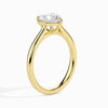 Jewelove™ Rings Women's Band only / VS I 30-Pointer Heart Cut Solitaire Diamond 18K Yellow Gold Ring JL AU 19008Y