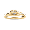 Jewelove™ Rings Women's Band only / VS I 30-Pointer Heart Cut Solitaire Diamond Accents 18K Yellow Gold Ring JL AU 1233Y
