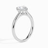 Jewelove™ Rings I VS / Women's Band only 30-Pointer Heart Cut Solitaire Diamond Platinum Ring JL PT 19008