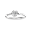 Jewelove™ Rings I VS / Women's Band only 30-Pointer Heart Cut Solitaire Halo Diamond Shank Platinum Ring JL PT 1251