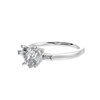Jewelove™ Rings I VS / Women's Band only 30-Pointer Heart Cut Solitaire with Baguette Diamond Accents Platinum Ring JL PT 1225
