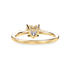 Jewelove™ Rings Women's Band only / VS I 30-Pointer Heart Cut Solitaire with Diamond Baguette 18K Yellow Gold Ring JL AU 1225Y