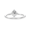 Jewelove™ Rings I VS / Women's Band only 30-Pointer Marquise Cut Solitaire Diamond Accents Shank Platinum Ring JL PT 1246