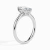 Jewelove™ Rings I VS / Women's Band only 30-Pointer Marquise Cut Solitaire Diamond Platinum Ring JL PT 19009