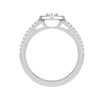 Jewelove™ Rings I VS / Women's Band only 30-Pointer Marquise Cut Solitaire Halo Diamond Shank Platinum Ring JL PT RH MQ 122