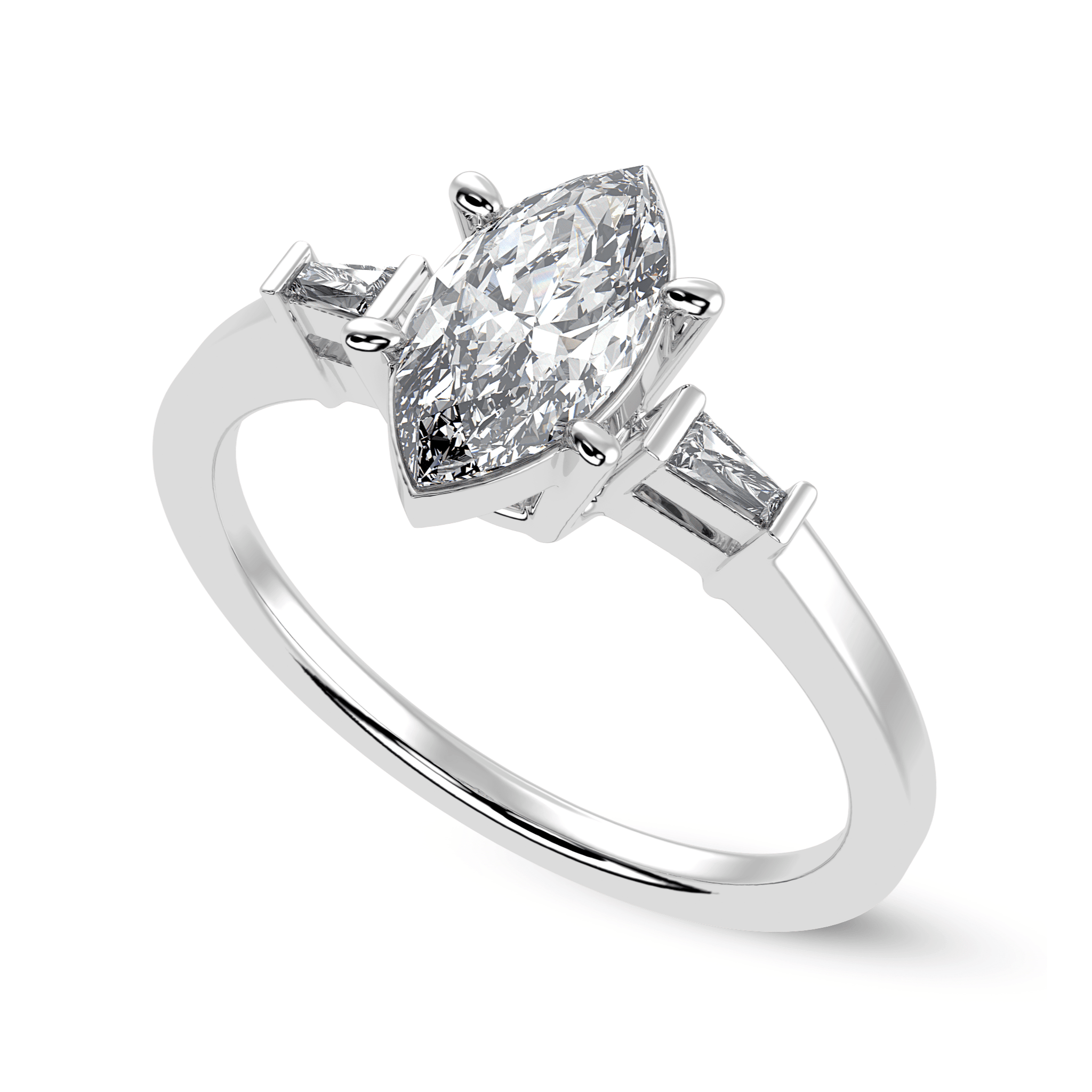 30 Pointer Shop Timeless Platinum Diamond Ring Online In India – Jewelove™