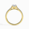 Jewelove™ Rings Women's Band only / VS I 30-Pointer Oval Cut Solitaire Diamond Shank 18K Yellow Gold Ring JL AU 19014Y